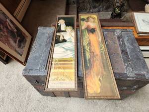 lot 74 image: Vintage Framed Art Prints Collection