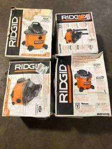 Lot of Assorted Wet/Dry Shop Vacs Various Models and Conditions    Customer Returns See Pictures