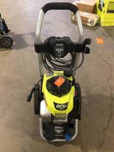 lot 32 image: Ryobi 3000 PSI Pressure Washer Missing Pieces   Customer Returns See Pictures