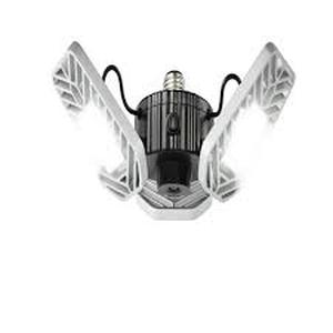 lot 17 image: Lot of BEYOND BRIGHT 3500 Lumens 11.5 in. Single Pole Occupancy LED Flush Mount Garage Light Customer Returns See Pictures