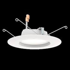lot 18 image: Commercial Electric 56 in. Integrated LED Recessed Retrofit Light Trim with Selectable Color Temperature, (4-Pack)  Customer Returns See Pictures