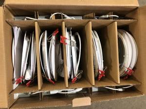 lot 31 image: Commercial Electric Value Series 6 in LED Slim Canless - White - (10-Pack)   Customer Returns See Pictures