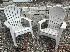 lot 29 image: Pair of Adirondack Patio Chairs