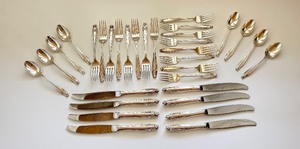 Vintage Wallace Stradivari Sterling Silver Flatware Set
