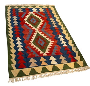 lot 14 image: Hand Woven Kurdish Kilimanjaro Vintage Rug