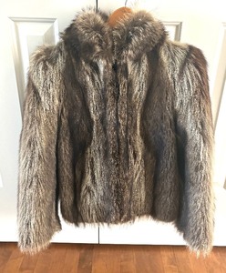 lot 56 image: Vintage Raccoon Fur Coat