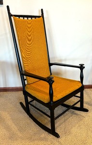 lot 146 image: Vintage Scandinavian Design Rocking Chair