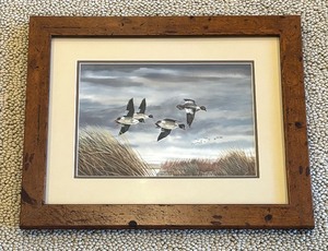 lot 155 image: Ducks Near the Bay Print by David Maass