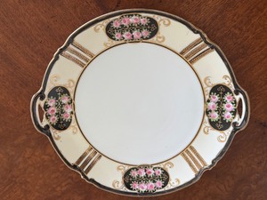 lot 180 image: Antique Hand Painted Nippon Platter