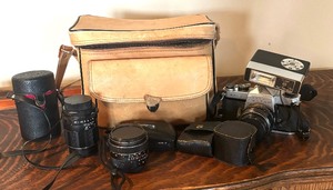 lot 191 image: Cameras and Lenses by Hoya, Vivitar, Pentax, Olympia and More
