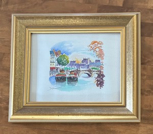 lot 246 image: Original Framed Watercolor