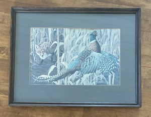 lot 248 image: Pheasant and Fox Print