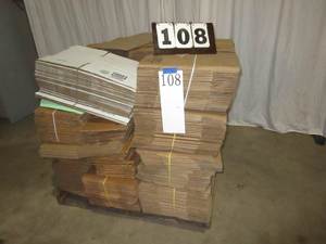 lot 108 image: Pallet of Assorted Boxes