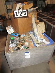 lot 125 image: Crate Misc Struts-Alternators-Fuel Pumps-More