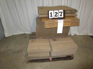 lot 127 image: Pallet Misc Shipping Boxes