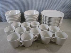 (EC1) 36pc Vintage Buffalo China US...