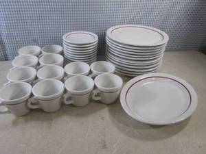 lot 7 image: (A-2) 37pc Vintage Shenango China U...