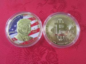 lot 25 image: (FS) Donald J Trump Painted and Bit...