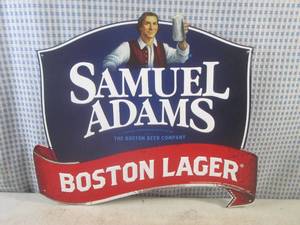 lot 47 image: (G-1) Samuel Adams Boston Lager Tin...