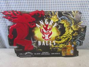 lot 49 image: (G-1) Angry Balls Fireball Angry Or...