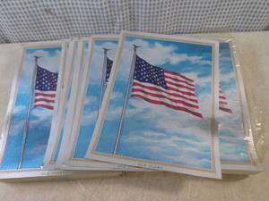 lot 75 image: (CSB) Several US Flag Old Glory F...