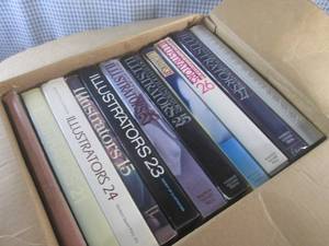 lot 89 image: (EW3) Box of Vintage Assorted Illus...