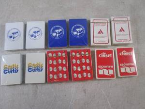 lot 114 image: (EC1) 12 Assorted Decks of Playing ...