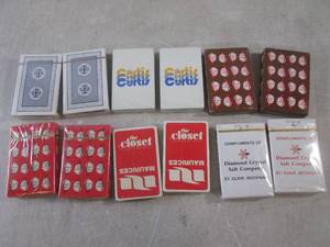 lot 117 image: (EC1) 12 Assorted Decks of Playing ...