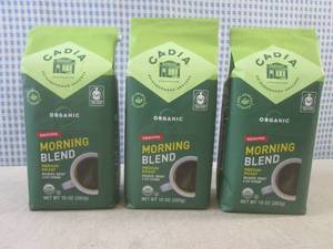 lot 177 image: (B-1) 3 Bags of Organic Morning Ble...