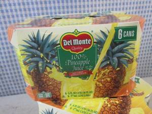 lot 213 image: (B-1) 12 Cans of Del Monte Pineappl...