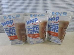 lot 233 image: (B-3) 3 Bags of iHop Pumpkin Spice ...