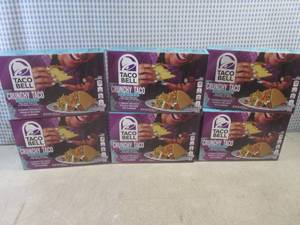 lot 240 image: (C-2) 6 Boxes of Taco Bell Crunchy ...