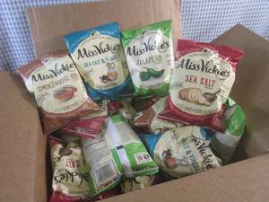 lot 256 image: (EC2) 24 Assorted Bags of Potato Ch...