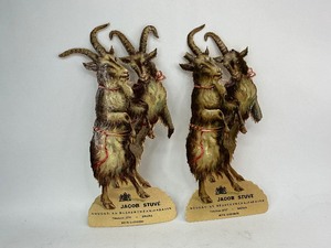 lot 42 image: Pair of Dutch Advertisments for Nougat & Dessert Factory Jacob Stuv