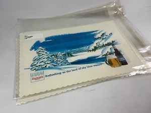 lot 48 image: 6 Hamms Beer Placemats