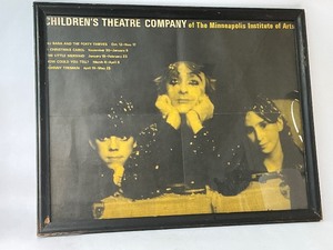 lot 52 image: Childrens Theatre Company of the Minneapolis Institute of Arts Framed Poster Schedule - Late 60s