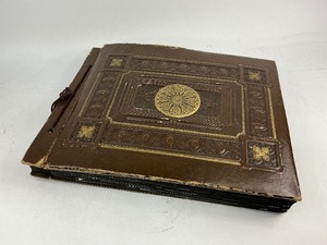 lot 61 image: Antique Photo Album of a Mans Life
