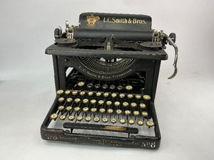 lot 66 image: L.C. Smith & Bros. Antique Typewriter