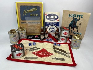 lot 105 image: Vintage Beer Lot - Hamms, Grain Belt, Gluek, Plus Others