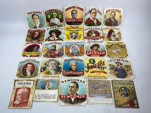 lot 113 image: 25 Antique Cigar Box Labels Lot 1
