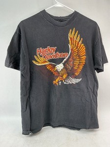 lot 135 image: 1980s Harley Davidson For Bikers Only T-Shirt Twin Cities Savage Minnesota