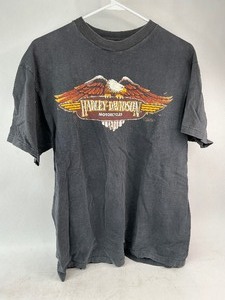 lot 139 image: 1980s Harley Davidson For Bikers Only T-Shirt Twin Cities Savage Minnesota