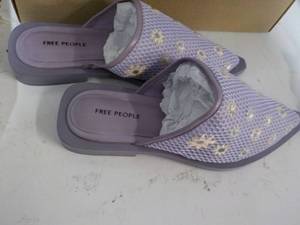 lot 2 image: Free People Size 6 Becky Daisy Mule...