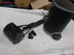 lot 73 image: Dog Poop Trash Bin and Accessories...