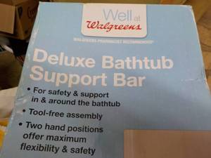 lot 113 image: Deluxe Bathtub Support Bar...