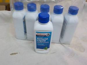 lot 119 image: 6 ct Walgreens Antacid Liquid 12 oz...