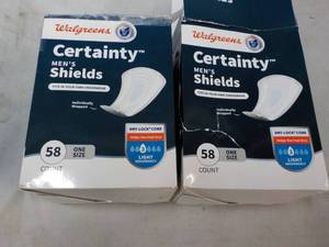 lot 178 image: Walgreens Certainty Mens Shields ...