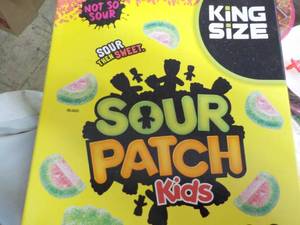 lot 204 image: Sour Patch Kids 18 ct King Size Wat...