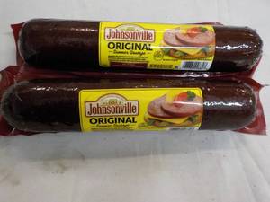 lot 209 image: 2 ct Johnsonville 20 oz Sausages...