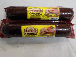 lot 210 image: 2 ct Johnsonville 20 oz Sausages...